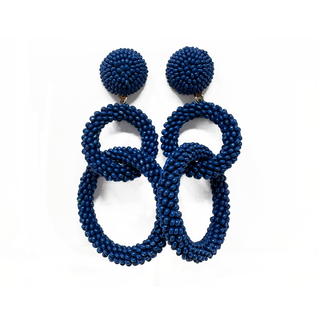 Day Dreamer Circle Beaded Earrings