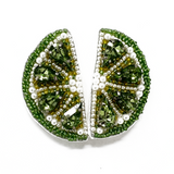 Slice of Life Lime Earrings